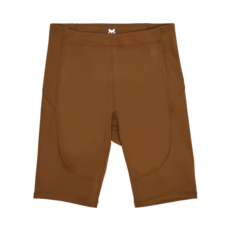 fox Womens Motive High-Rise 9" Shorts Nutmeg Brown