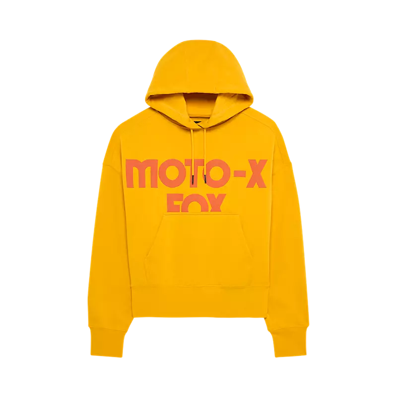 fox Womens Moto-X Oversized Fleece  Mustard Yellow
