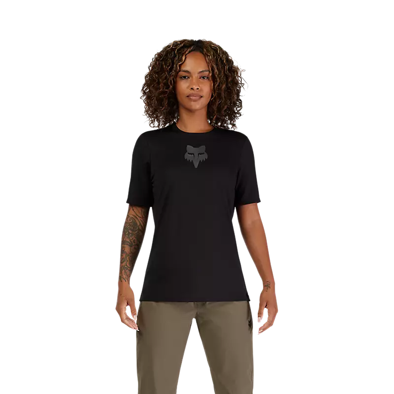 Fox Womens Ranger Fox Head Jersey  Black