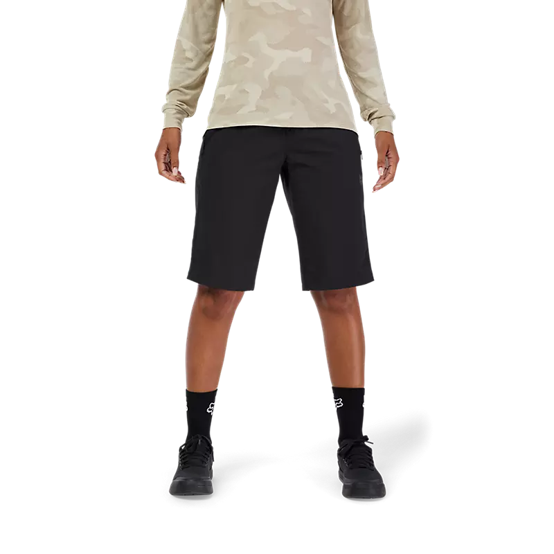 Fox Womens Ranger Lined Shorts  Black