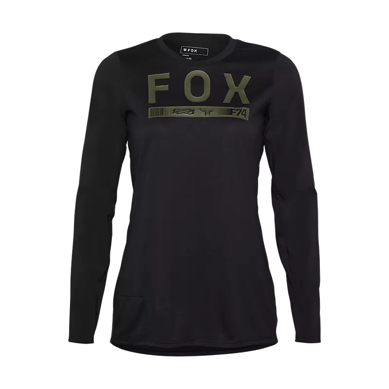 fox Womens Ranger Off-Road Jersey Black