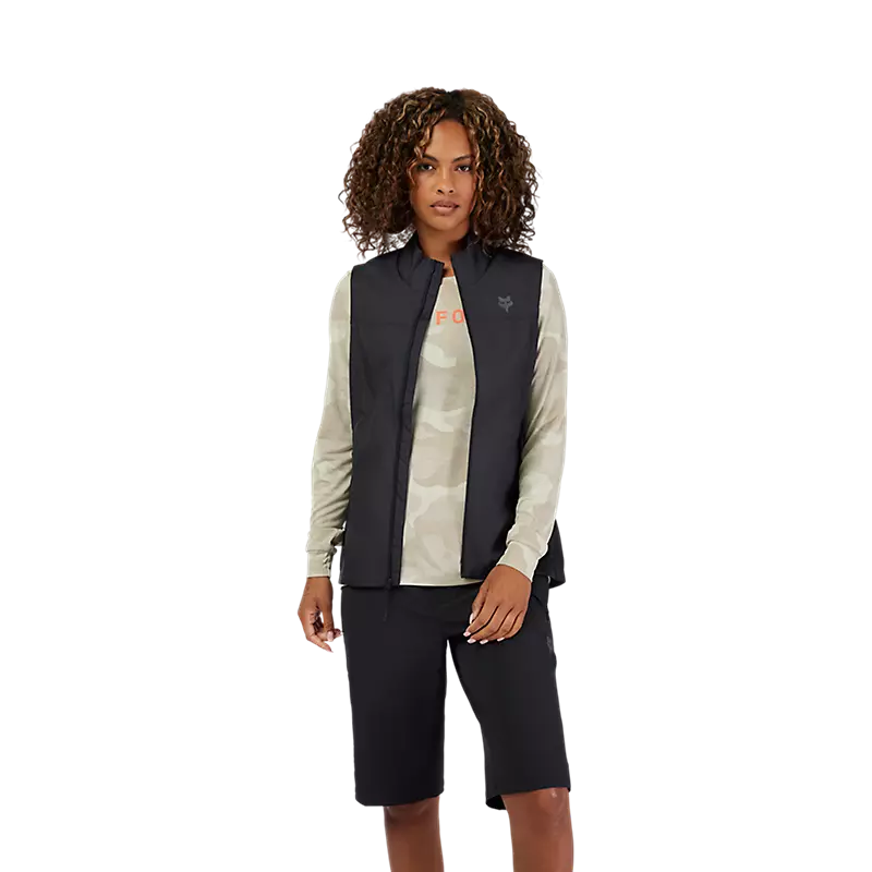 Fox Womens Ranger Wind Vest  Black