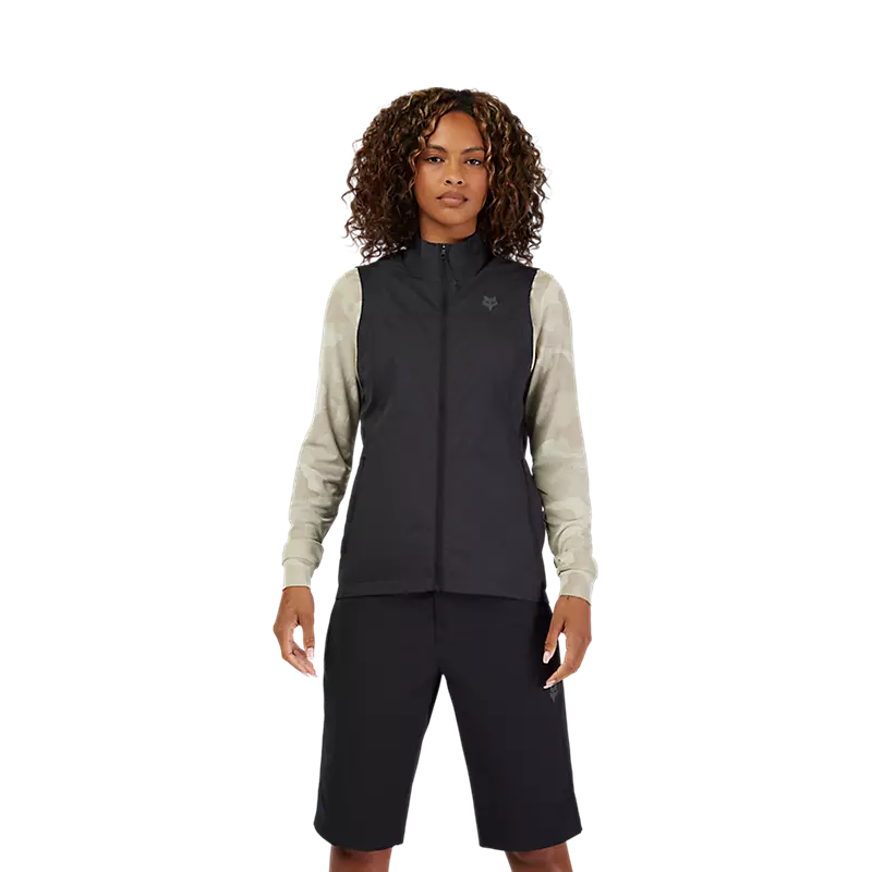 Fox Womens Ranger Wind Vest  Black