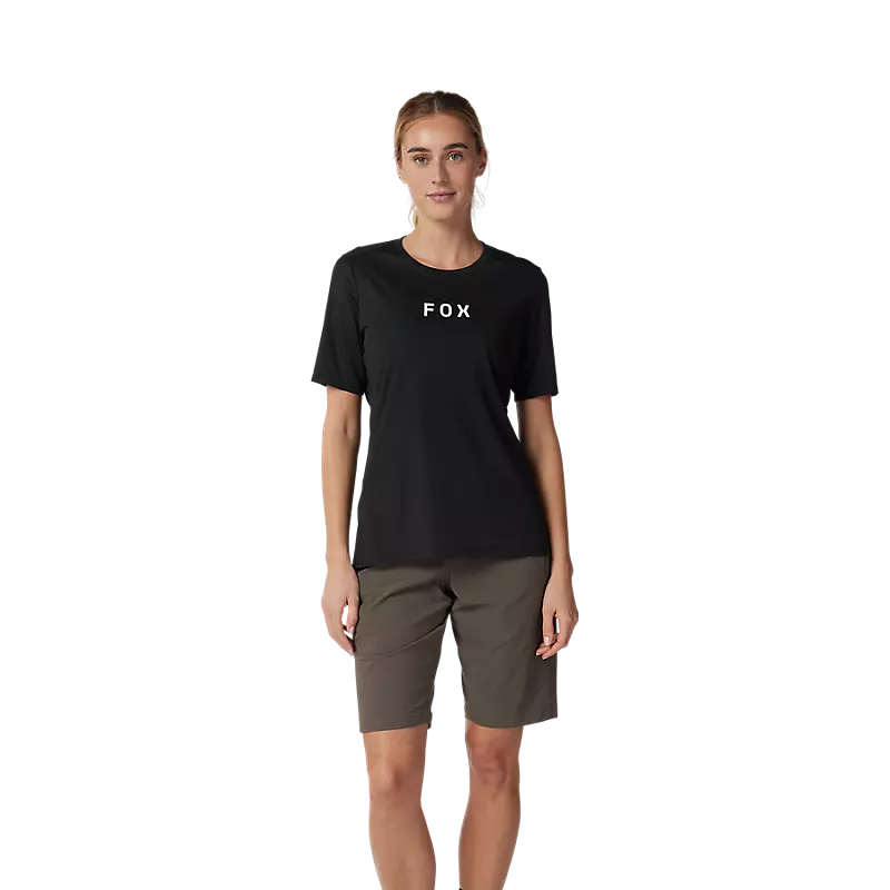 Fox Womens Ranger Wordmark Jersey Black