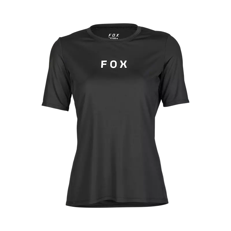 fox Womens Ranger Wordmark Jersey Black