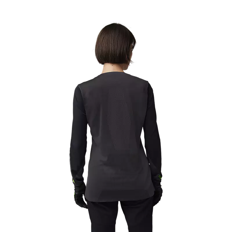 Fox Womens Rawtec Long Sleeve Jersey Black