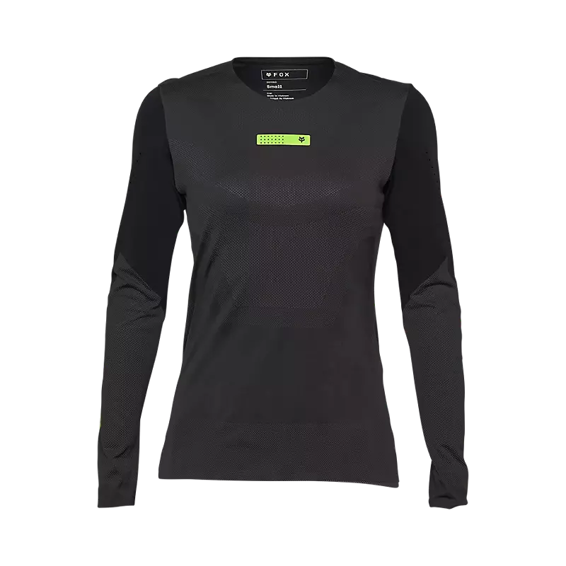 fox Womens Rawtec Long Sleeve Jersey Black