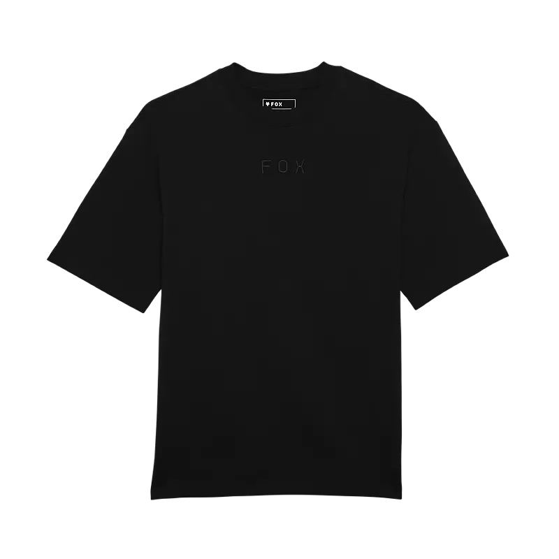 fox Wordmark Oversized Tee  Black