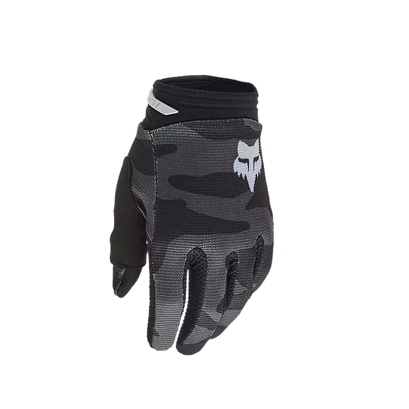 fox Youth 180 Bnkr Gloves Black Camouflage