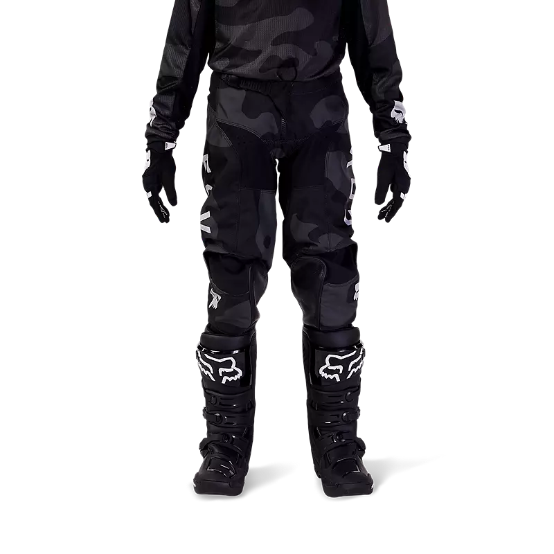 Fox Youth 180 Bnkr Pants  Black Camouflage