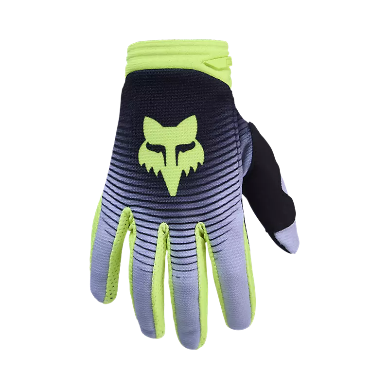 fox Youth 180 Collect Gloves Grey/Yellow