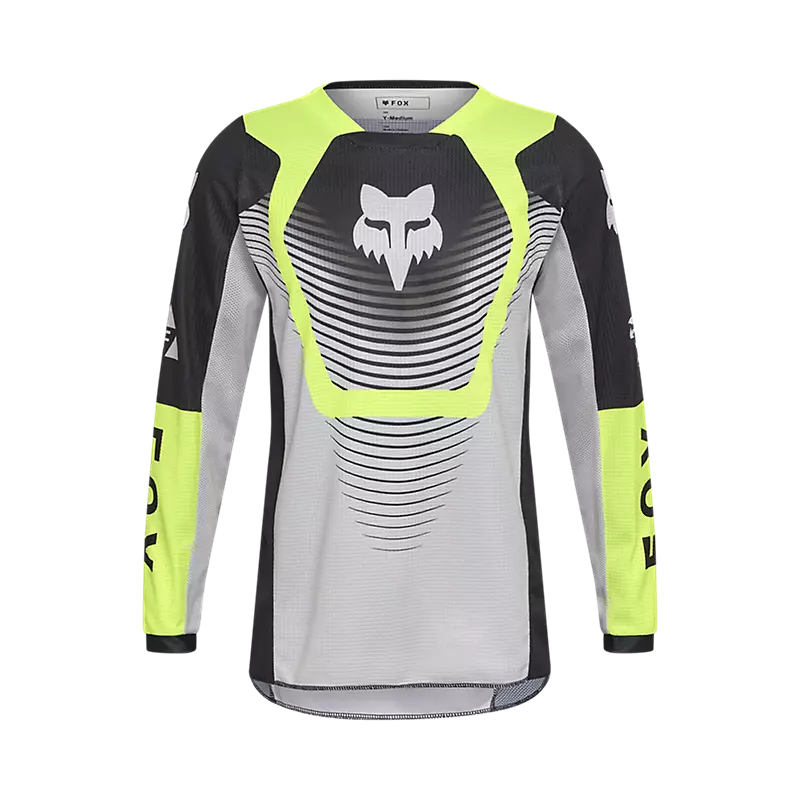 fox Youth 180 Collect Jersey Grey/Yellow