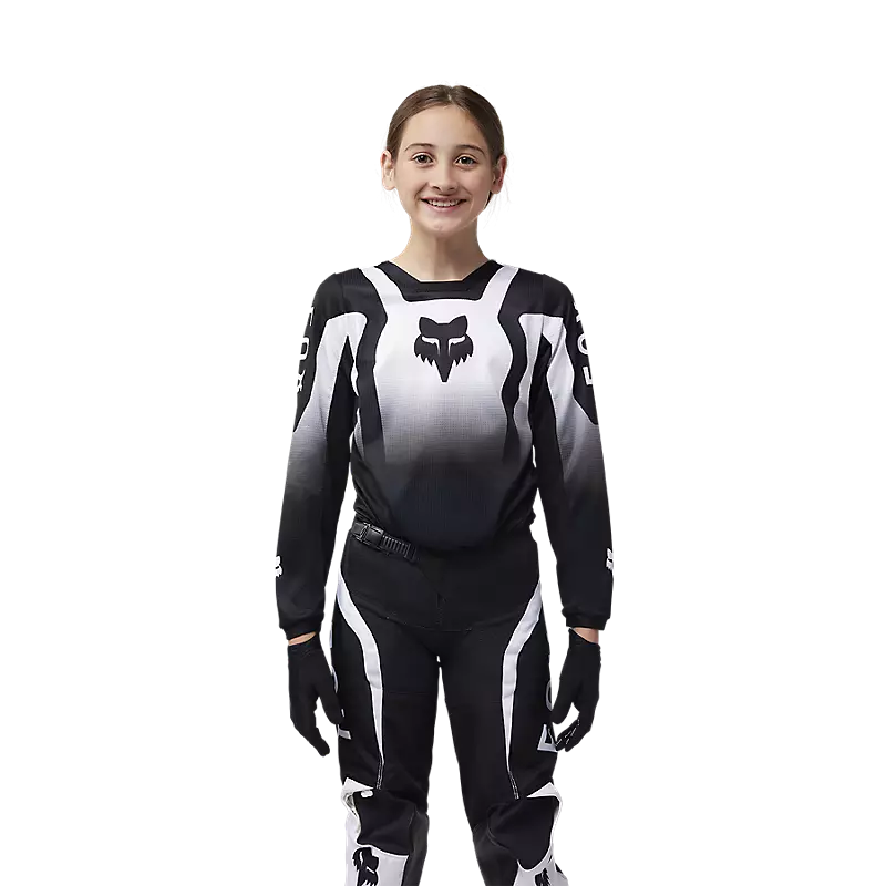 Fox Youth 180 Lean Jersey Black/White