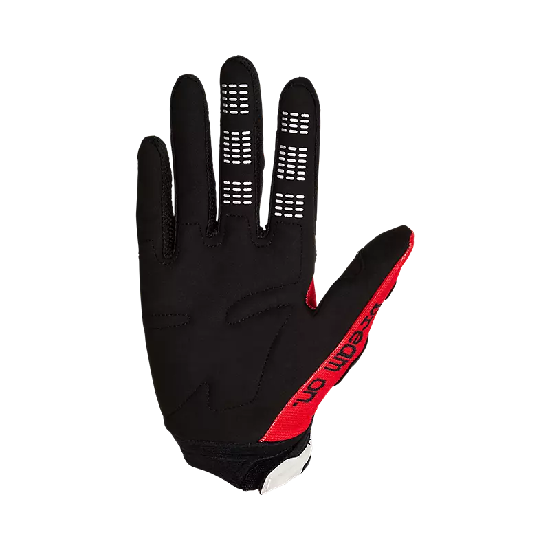 Fox Youth 180 Race Spec Gloves Fluorescent Red
