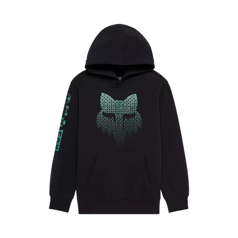 fox Youth Blur Pullover Hoodie Black