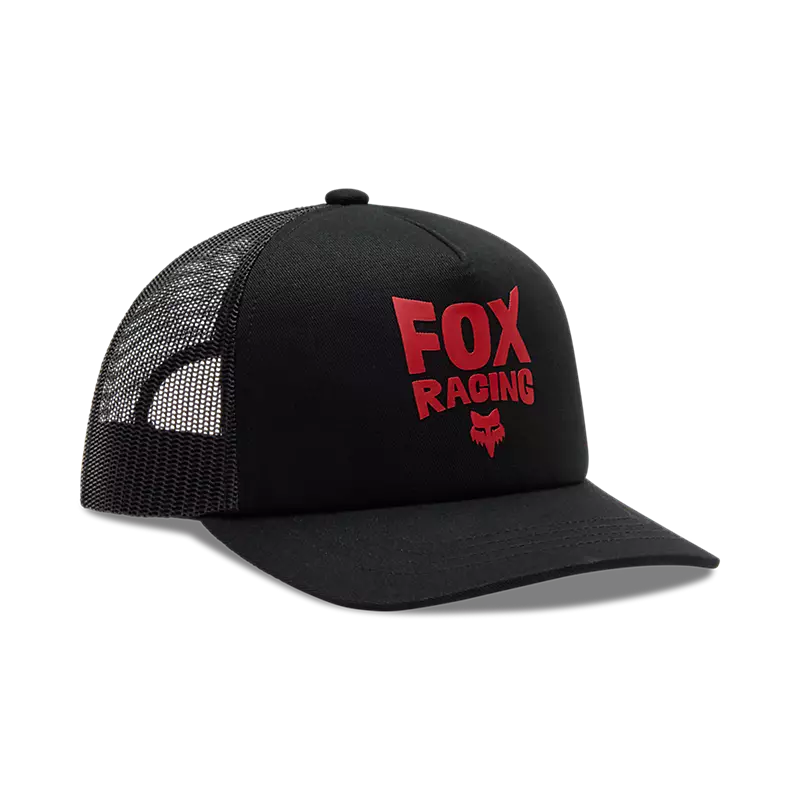 fox Youth Bolt Mesh Trucker Hat Black