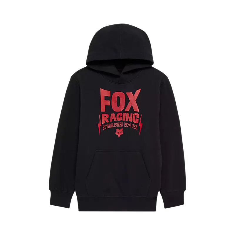 fox Youth Bolt Pullover Hoodie Black