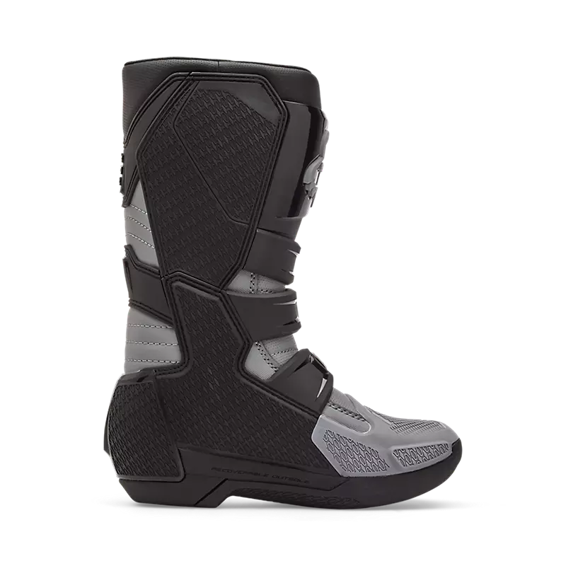 Fox Youth Comp Boots  Black/Grey
