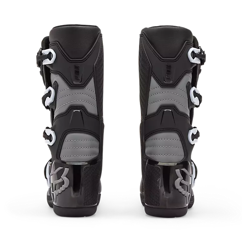 Fox Youth Comp Boots  Black/Grey