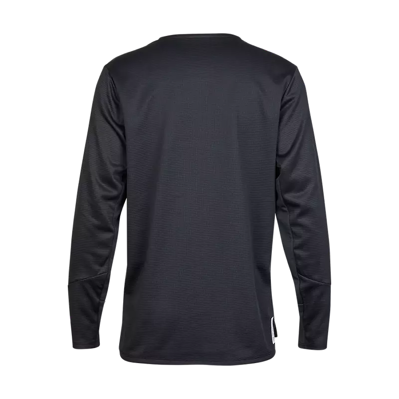 Fox Youth Defend Long Sleeve Jersey  Black