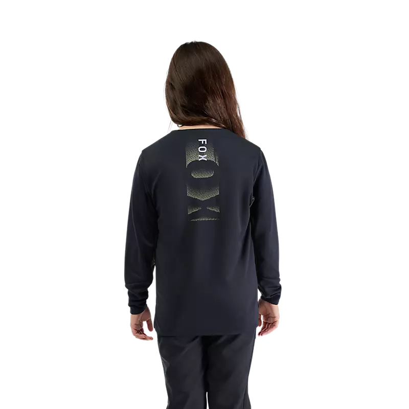 Fox Youth Defend Park Long Sleeve Jersey Black