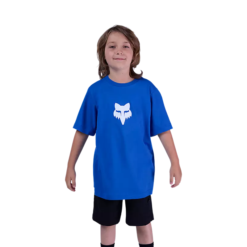 Fox Youth Fox Legacy Basic Tee  Blue