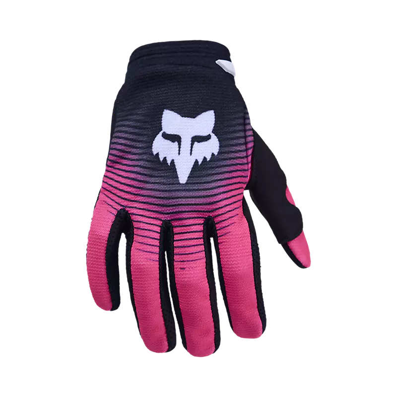 fox Youth Girls 180 Collect Gloves Black/Pink