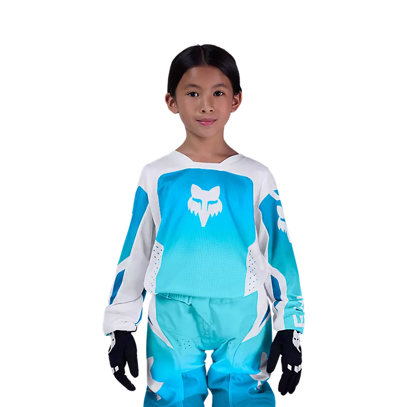 Fox Youth Girls 180 Shield Jersey Blue/White