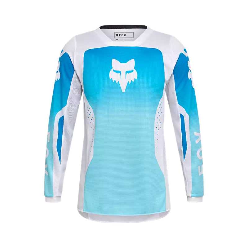 fox Youth Girls 180 Shield Jersey Blue/White