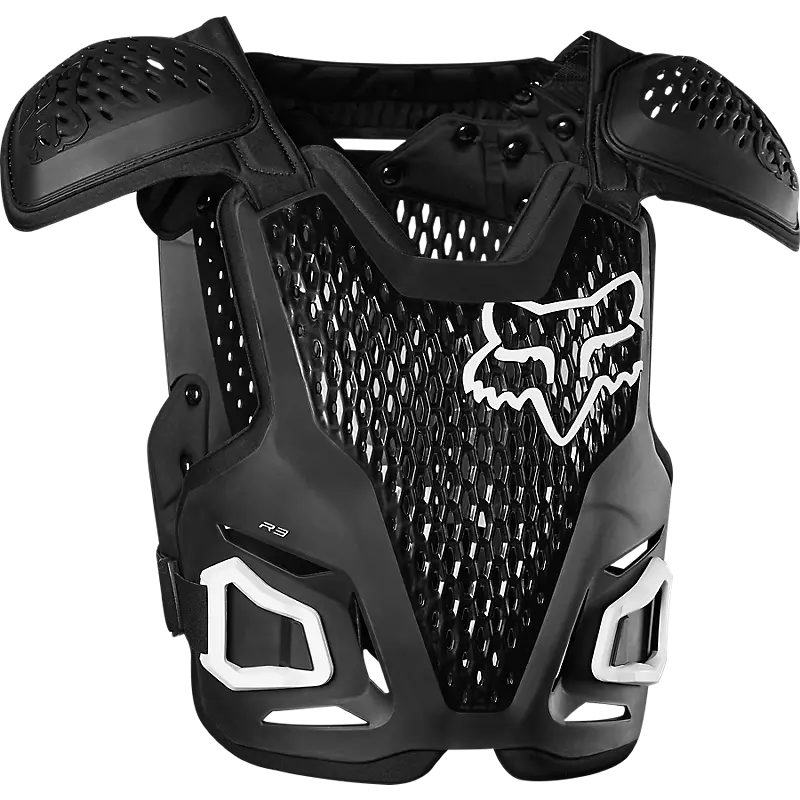 fox Youth R3 Chest Guard  Black