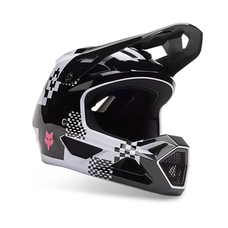 Fox Youth Rampage Digi Image Helmet Black/White