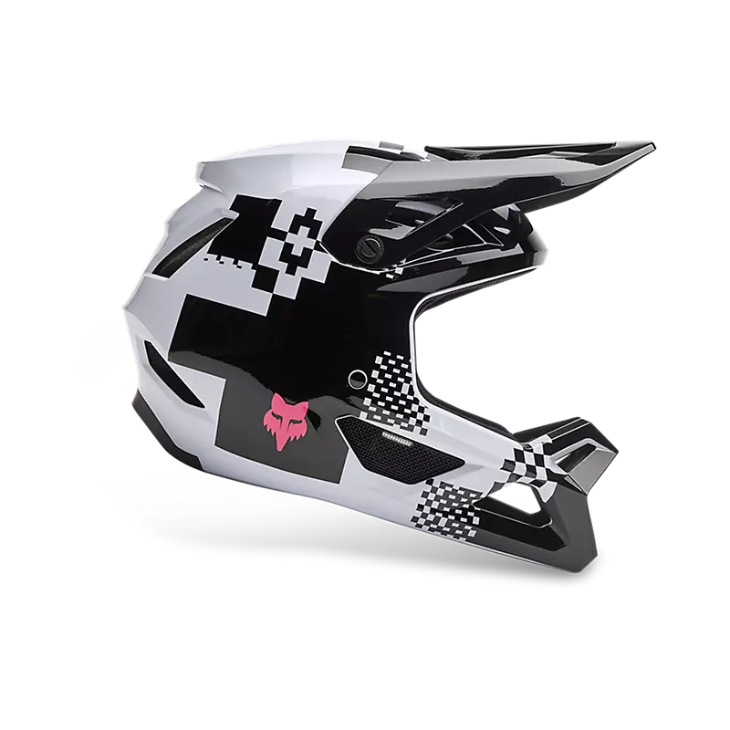 fox Youth Rampage Digi Image Helmet Black/White