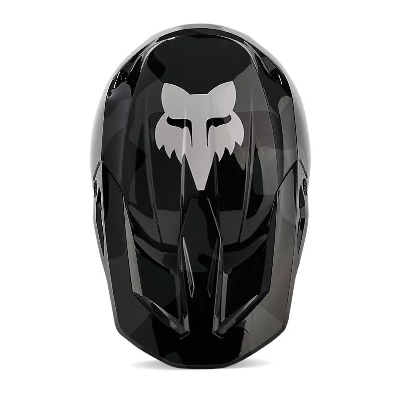 Fox Youth V1 Bnkr Helmet  Black Camouflage
