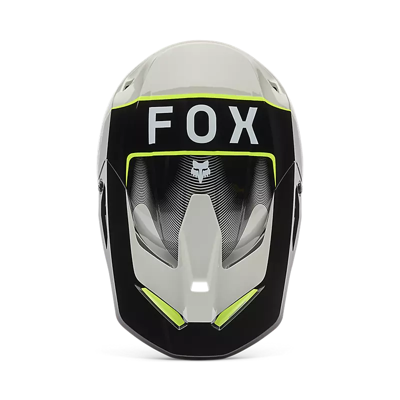 Fox Youth V1 Collect Helmet Grey/Yellow