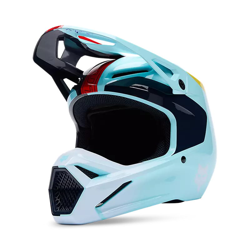 Fox Youth V1 Elevated Helmet Light Blue