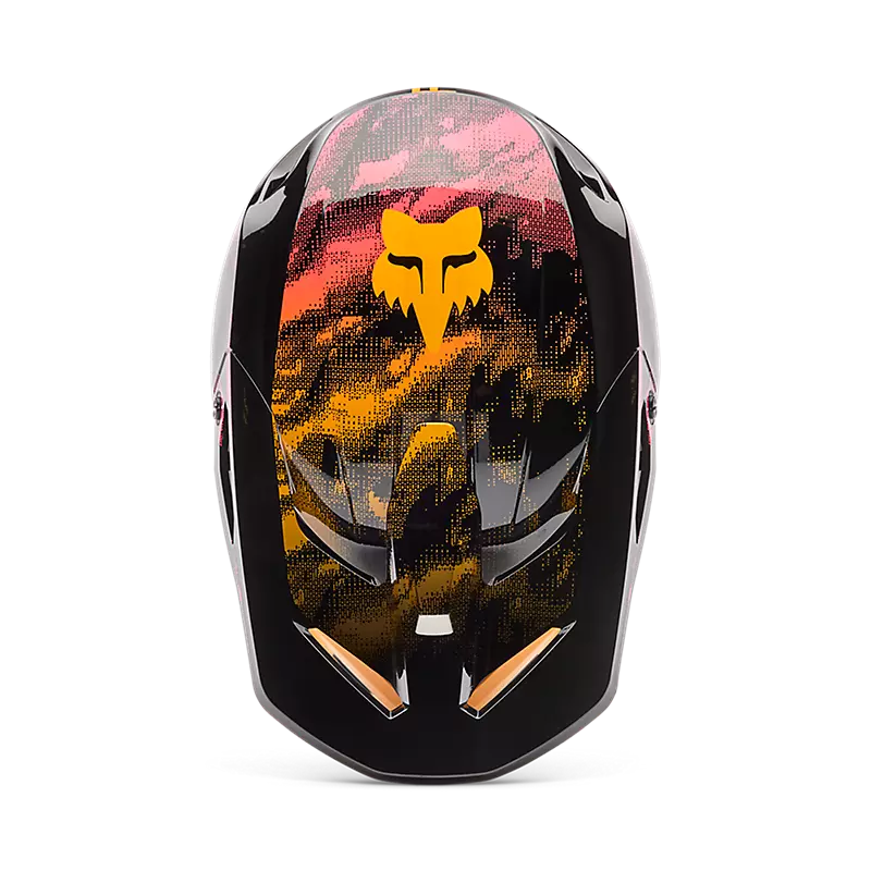 Fox Youth V1 Kairos Helmet Tangerine
