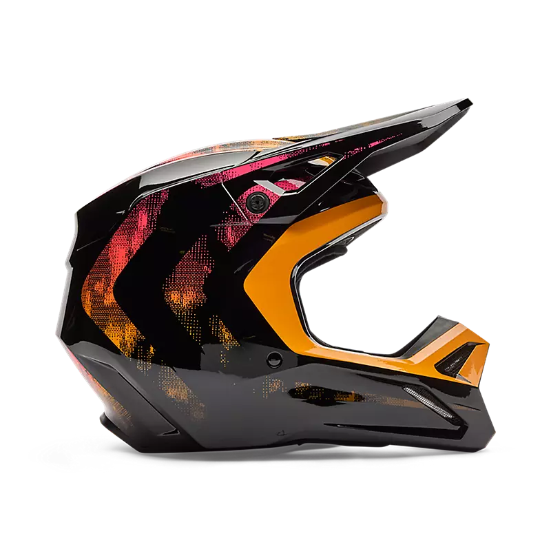fox Youth V1 Kairos Helmet Tangerine