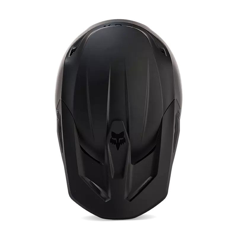 Fox Youth V1 Matte Black Helmet  Matte Black
