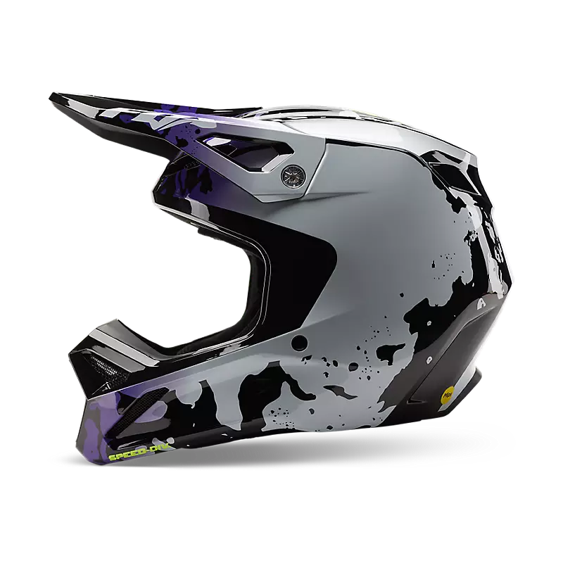 Fox Youth V1 Morphic Helmet Black/White