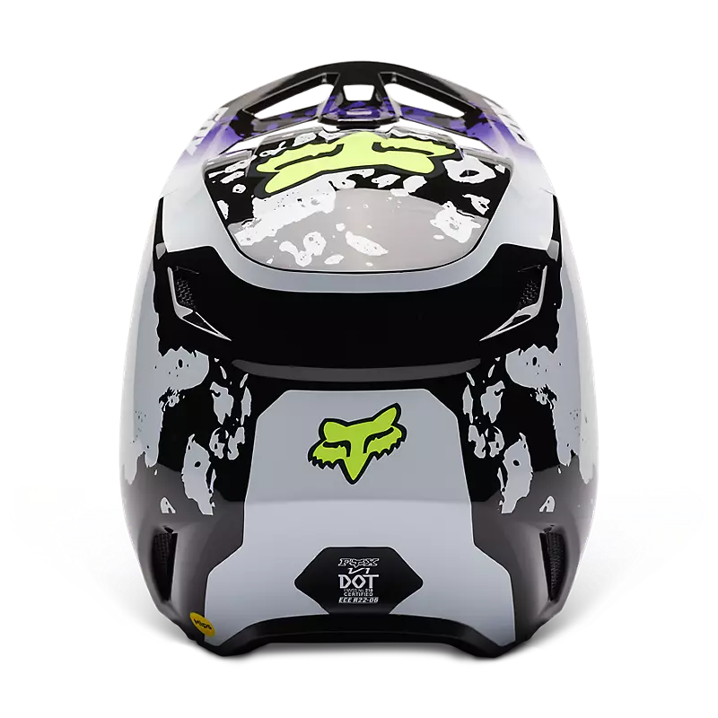 Fox Youth V1 Morphic Helmet Black/White
