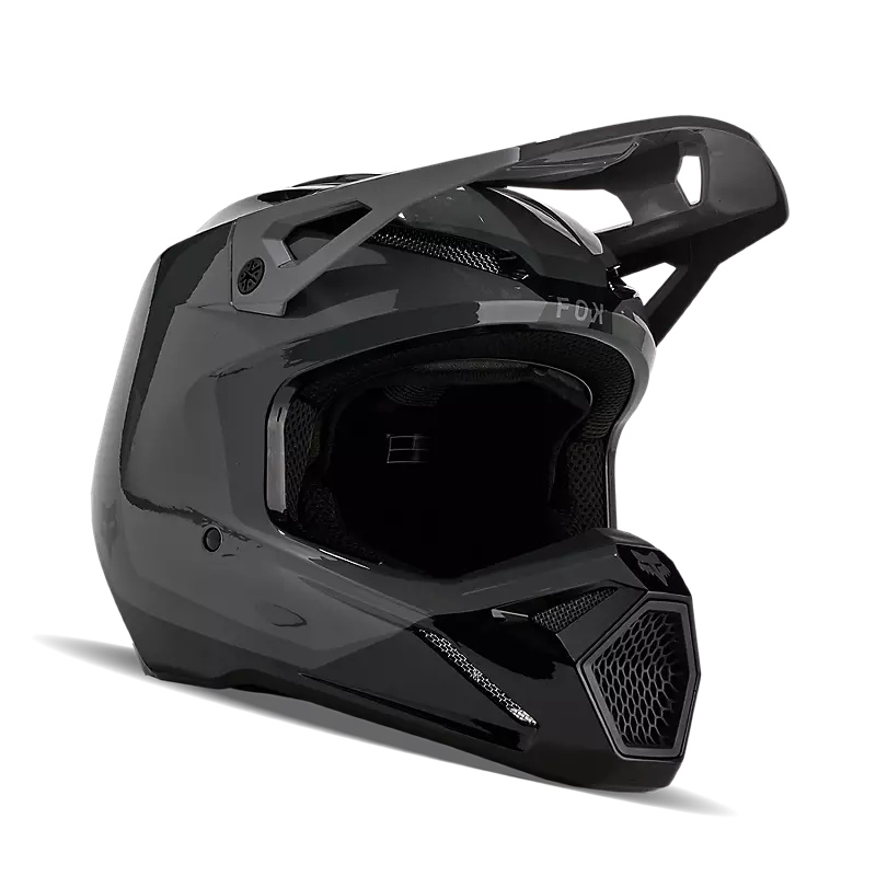 Fox Youth V1 Nitro Helmet Dark Shadow Grey