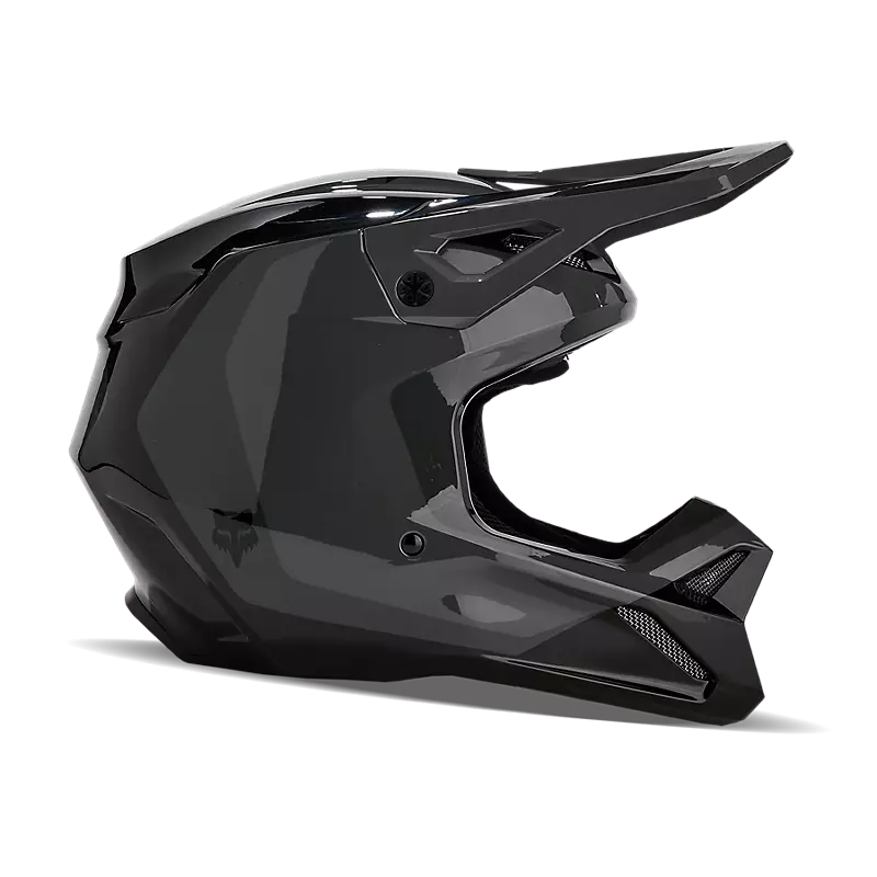 fox Youth V1 Nitro Helmet Dark Shadow Grey