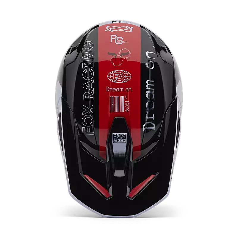 Fox Youth V1 Race Spec Helmet Fluorescent Red