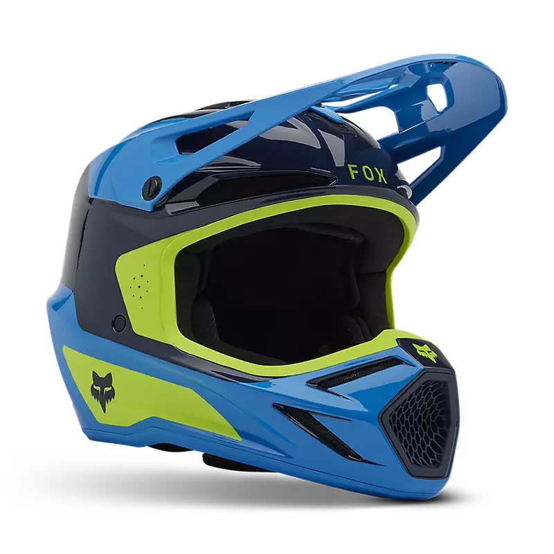 Fox Youth V3 Impression Helmet True Blue