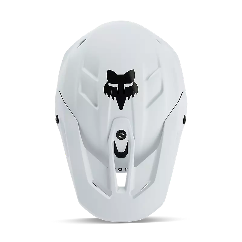 Fox Youth V3 Solid Helmet Matte White