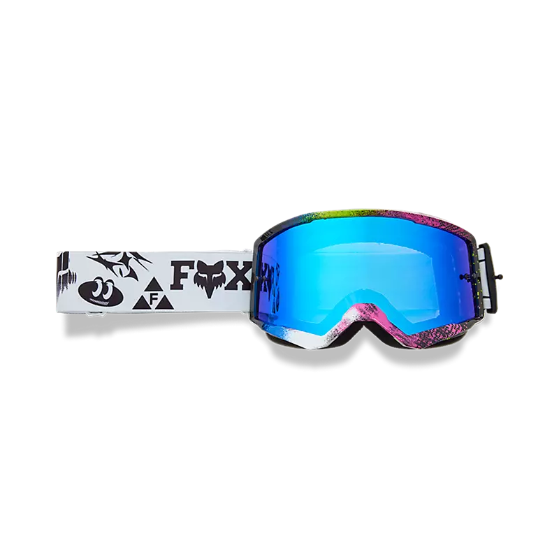 fox Main Image Cosmo Mirrored Lens Goggles White/Black