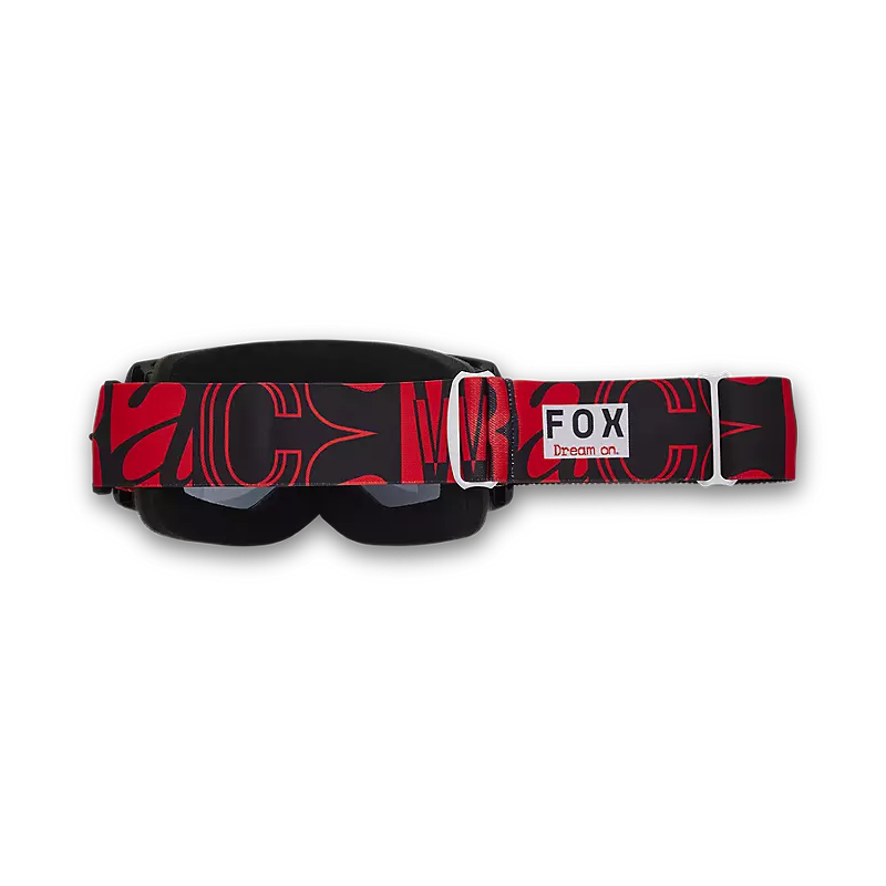 Fox Main Race Spec Mirrored Lens Goggles Fluorescent Red