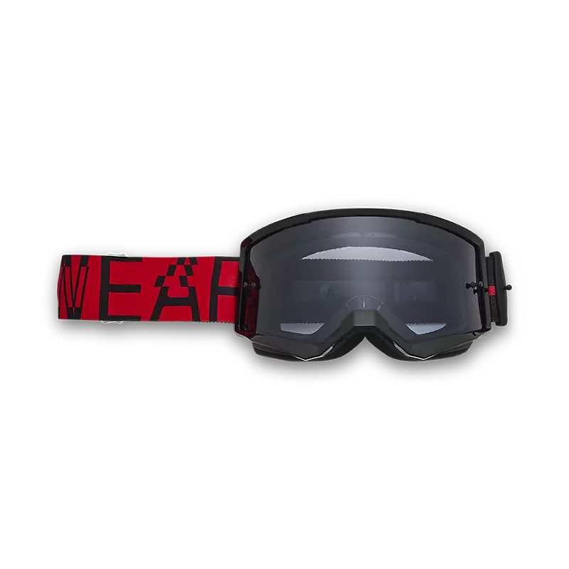 fox Main Race Spec Mirrored Lens Goggles Fluorescent Red