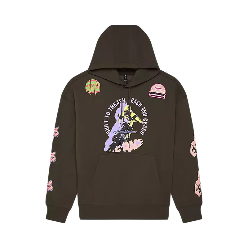 fox Pro Circuit Oversized Pullover Hoodie  Military Green