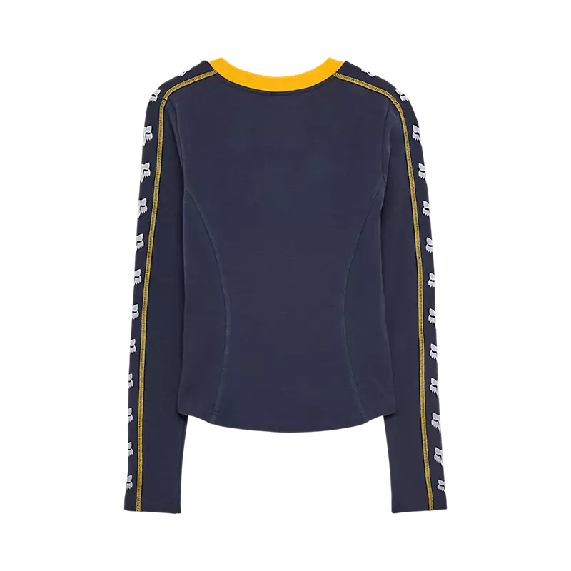 Fox Womens Circa 74 Fitted Long Sleeve Tee Midnight Blue